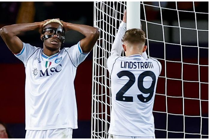 Victor Osimhen could not save Napoli and his teammates.