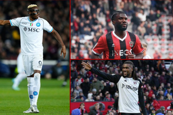 Victor Osimhen, Terem Moffi and Alex Iwobi are three of Nigeria's top 15 most valuable Nigerian players || Image credit: Imago