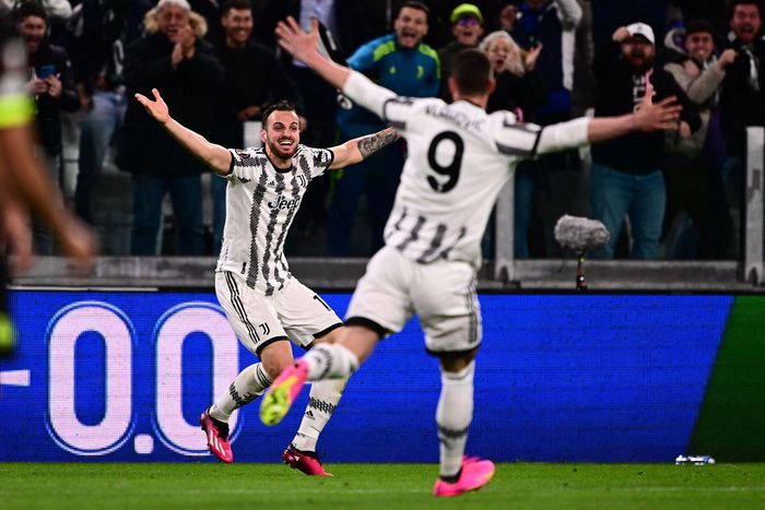 Federico Gatti scored the winner for Juventus in their win against Sporting CP in the Europa League quarterfinal first-leg tie.