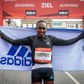 Sheila Chepkirui after winning the 2022 Berlin Half Marathon