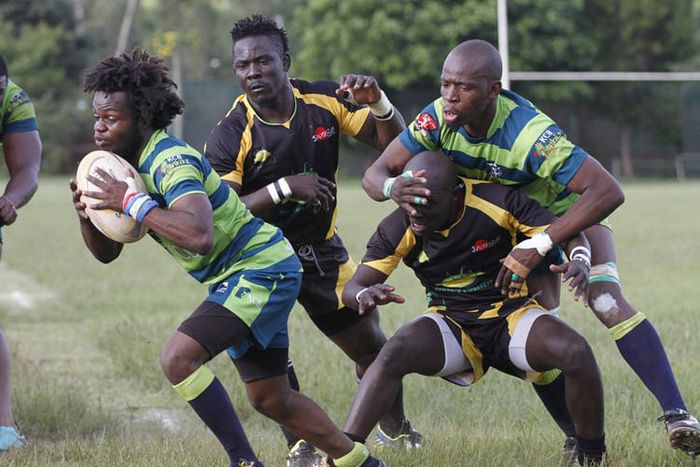 KCB and Kabras Sugar in a past match.