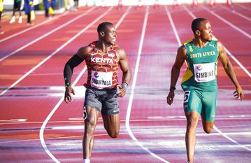 Africa's fastest man Omanyala eager to renew rivalry with South Africa's Akani Simbine