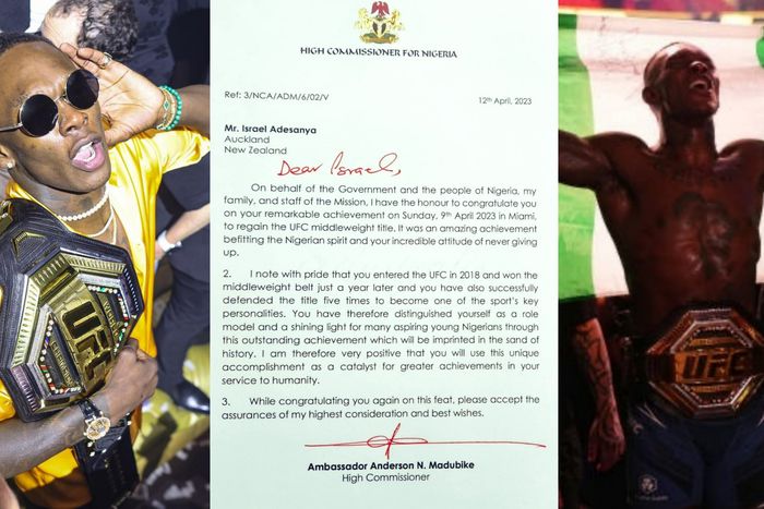 Israel Adesanya recaptured the UFC Middleweight title from Alex Pereira while flying the Nigerian flag.