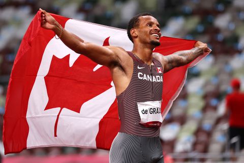 Canada win Olympics 4x100m relay after Americans dramatically fumble their race to miss out on a medal