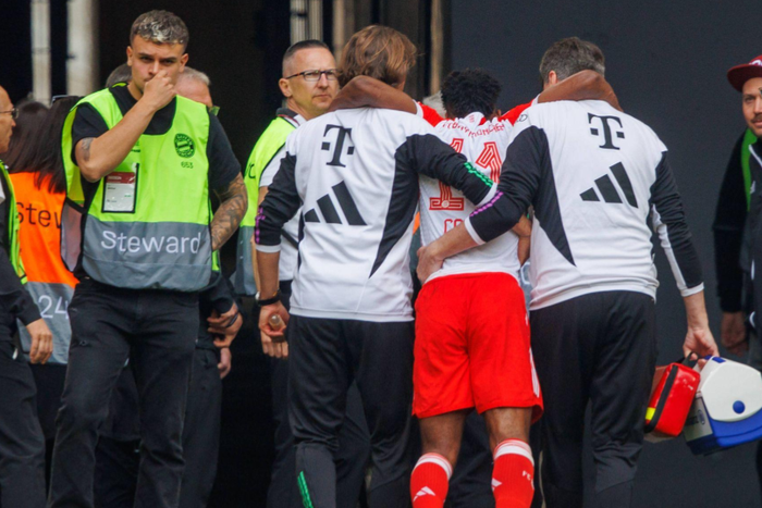 Kingsley Coman sustained an injury against Koln || Image credit: Imago