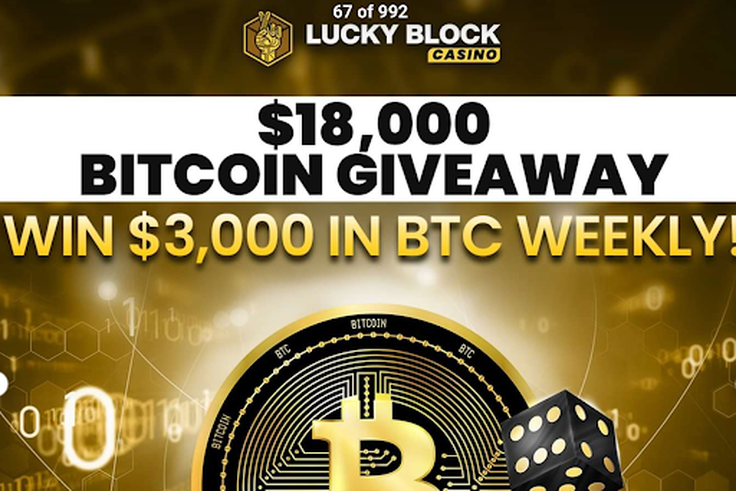 Win Bitcoin in Lucky Block Casino's $18,000 Halving Giveaway