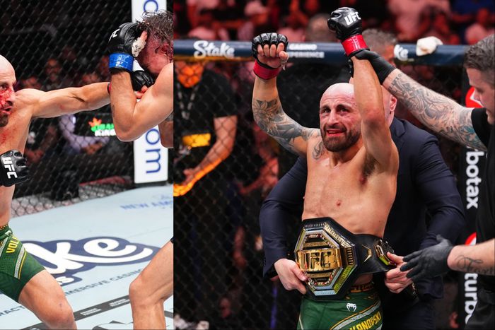 At UFC 314, Alexander Volkanovski was crowned a two-time Featherweight champion after defeating Diego Lopes.