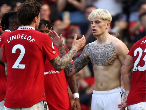 Manchester United wonderkid Garnacho showcases new tattoo with special inscription