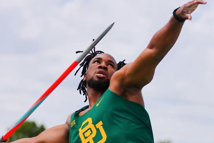Nnamdi Chinecherem retains Javelin title for Baylor at BIG 12 Championships