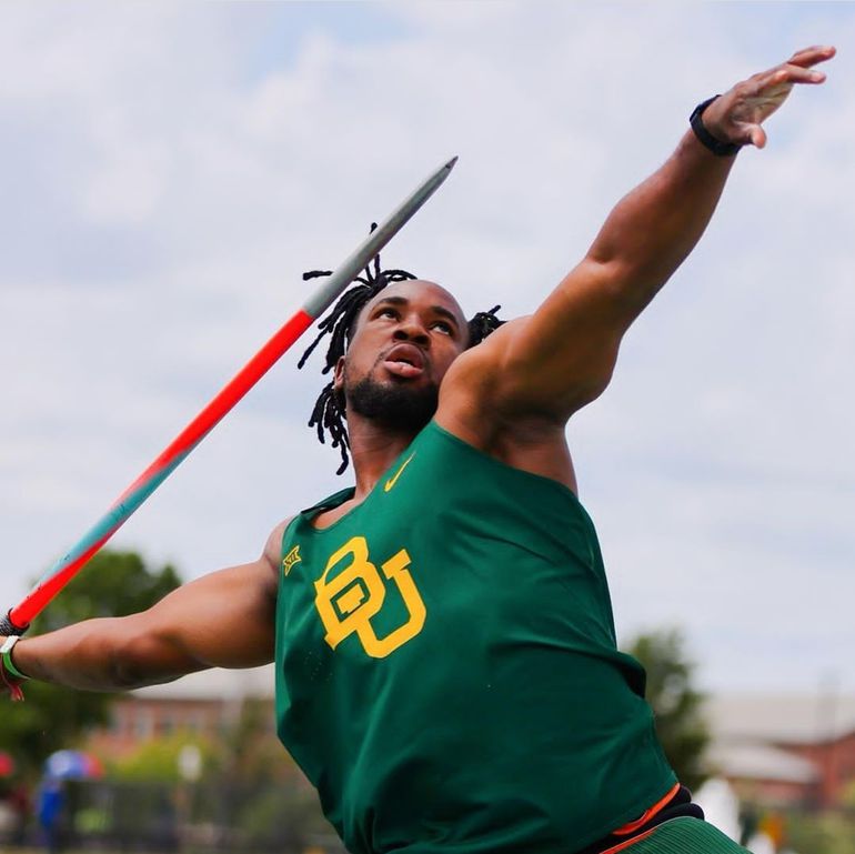 Nnamdi Chinecherem retains Javelin title for Baylor at BIG 12 Championships