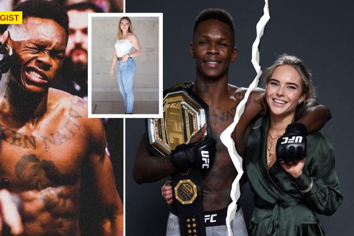 Israel Adesanya ex-girlfriend Charlotte Powdrell