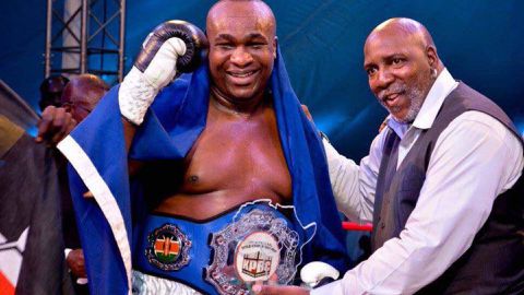 Heavyweight champion Okolla ready for DR Congo's Yannick Manda