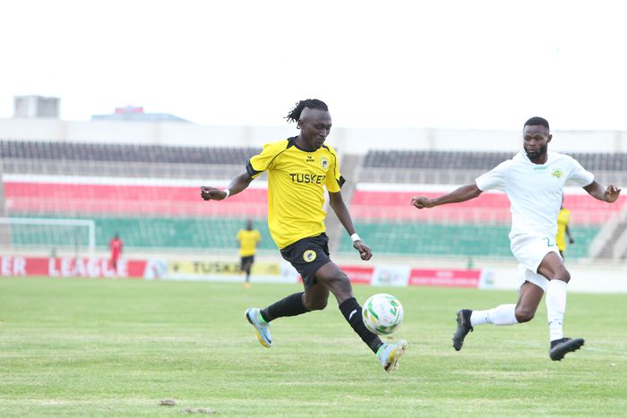 Tusker midfielder Eric Zakayo.