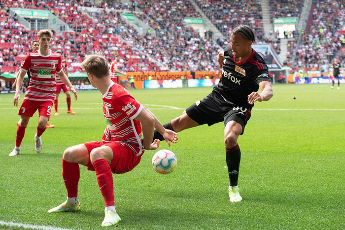 Union Berlin player in action in the Bundesliga