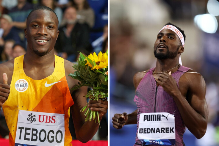 Letsile Tebogo and Kenny Bednarek face off at LA Grand Prix