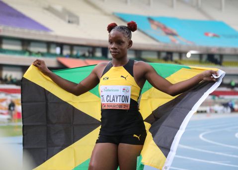 Tina Clayton at Diamond League Meeting in Doha