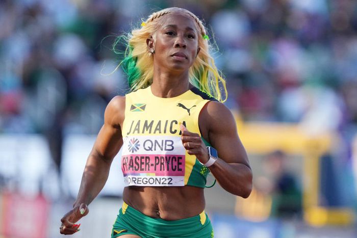 Shelly-Ann Fraser-Pryce in Doha Diamond League