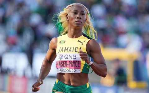 Shelly-Ann Fraser-Pryce in Doha Diamond League