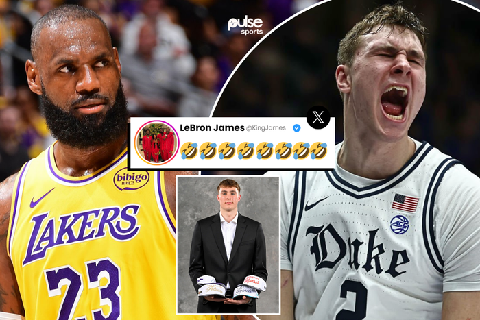 Cooper Flagg: See LeBron James’ savage reaction to Dallas Mavericks winning No.1 pick in Draft Lottery
