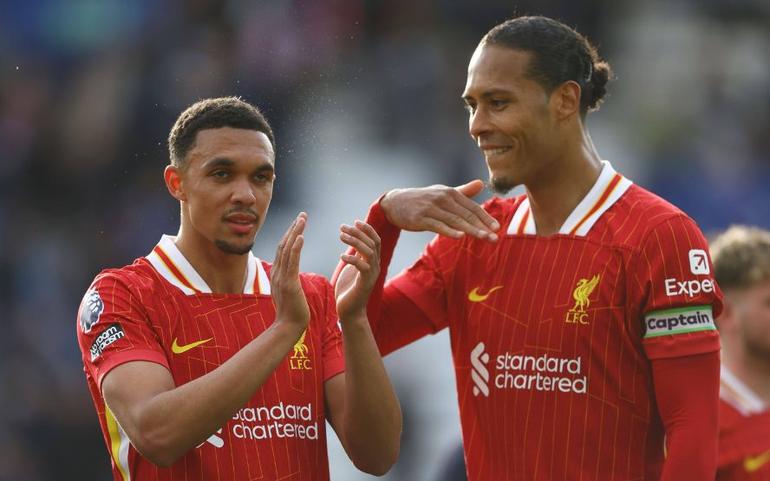 Trent Alexander-Arnold and Virgil van Dijk