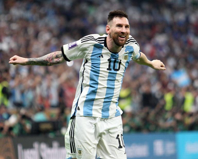 Lionel Messi scored a brace against France in the 2022 World Cup final || Imago
