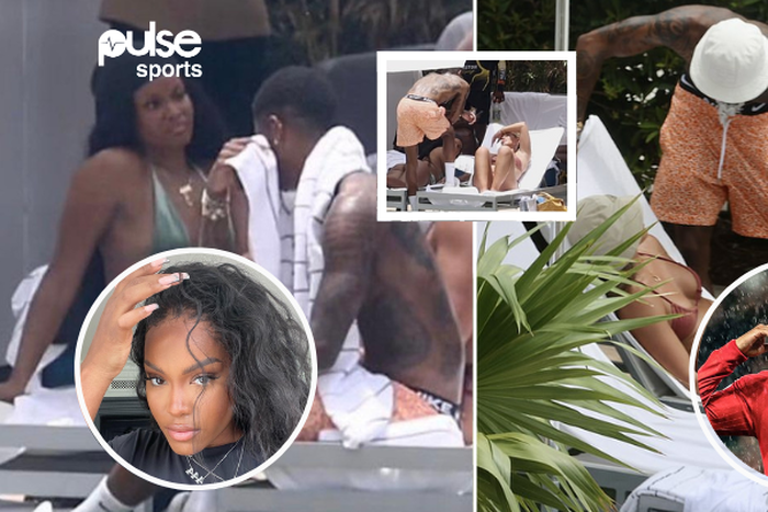 Marcus Rashford and Courtney Caldwell in Miami