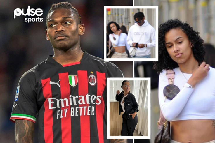 Rafael Leao girlfriend Debora Reis