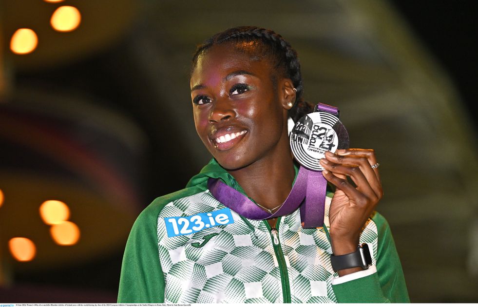 Rhasidat Adeleke: Irish track queen concludes European Championships as ...