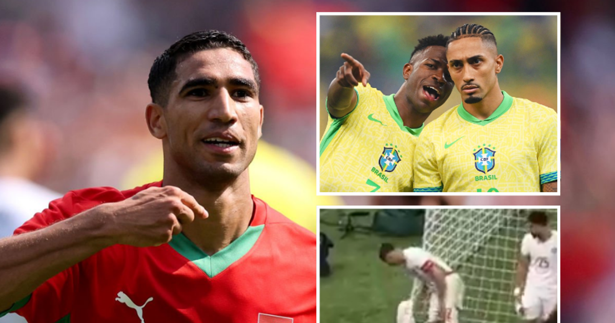 “We call you towel thieves of Africa” — Hakimi brutally roasted after claiming Morocco are the ‘Brazilians of Africa’