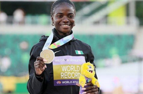 Tobi Amusan: Amazing WR moment voted 13th best in World Championships history