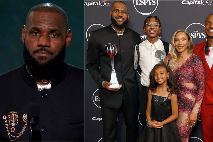 After winning the ESPY for Best Record-Breaking Performance in recognition of his overtaking Kareem Abdul-Jabbar on the NBA's all-time scoring list last season, LeBron James spoke about his future.