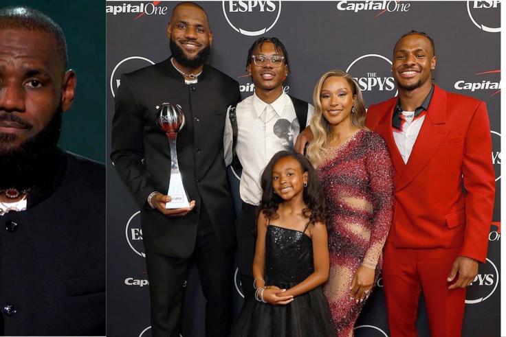 After winning the ESPY for Best Record-Breaking Performance in recognition of his overtaking Kareem Abdul-Jabbar on the NBA's all-time scoring list last season, LeBron James spoke about his future.