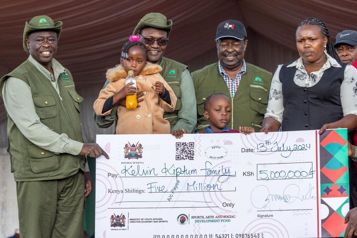 Government offers support to Kelvin Kiptum’s foundation