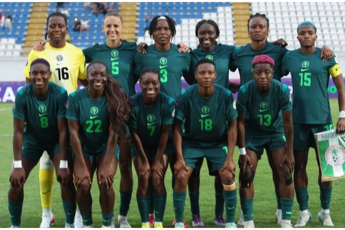 Super Falcons at WAFCON 2024.