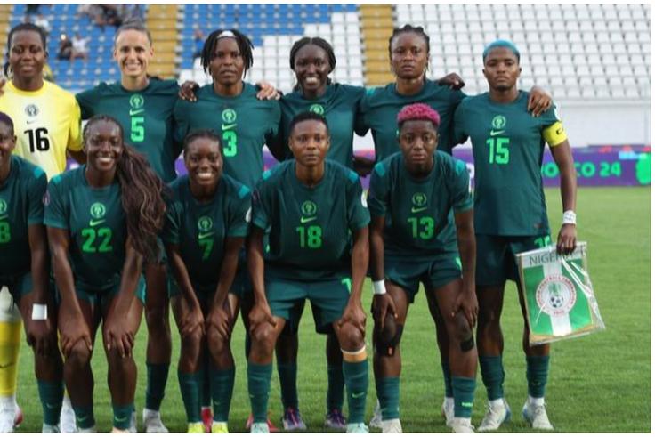 Super Falcons at WAFCON 2024.