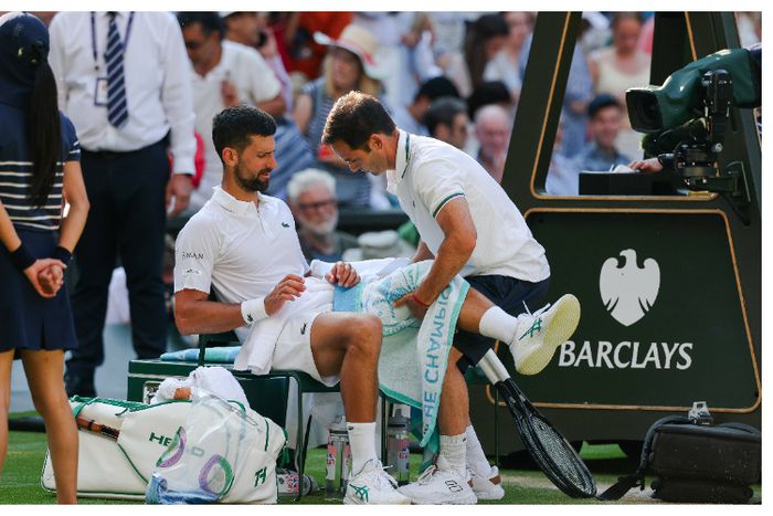 Djokovic faces criticism after injury timeout