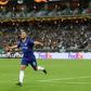 Free agent Eden Hazard cheers Chelsea on against Liverpool