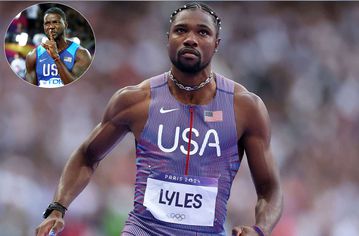 Justin Gatlin on how to take down Noah Lyles following Letsile Tebogo's 200m Olympic heroics