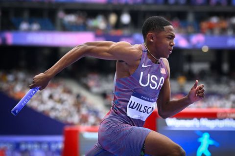 Youngest ever US track & field gold medalist Quincy Wilson overwhelmed in emotional address