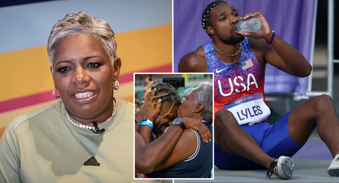 You’re a liar — Noah Lyles’ mother called out after putting stadium security on blast during Paris Olympics