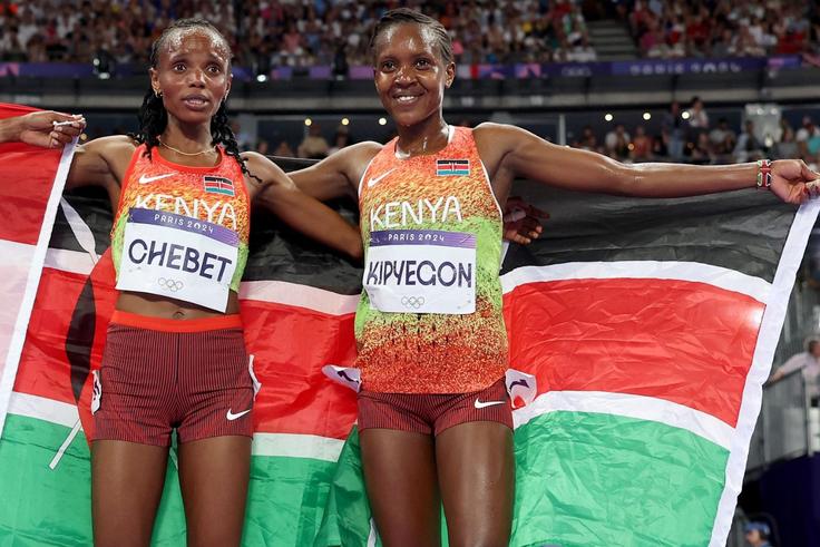 [WATCH] Faith Kipyegon & Beatrice Chebet display their dance moves after Olympics heroics