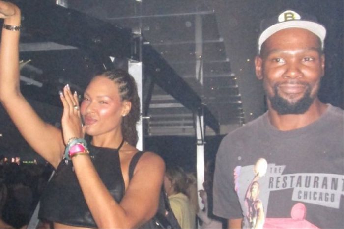 NBA superstar Kevin Durant has been spotted with Liz Cambage, who reportedly called Nigeria's D'Tigress players monkeys. Instagram/Ecambage