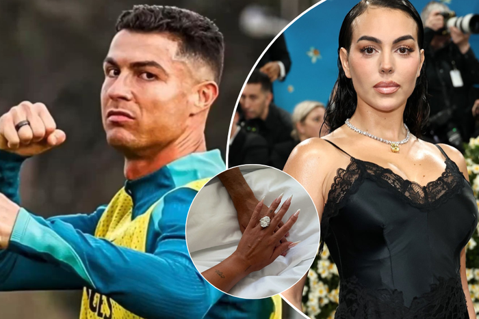 Cristiano Ronaldo has finally reacted following news of his engagement to Georgina Rodriguez.