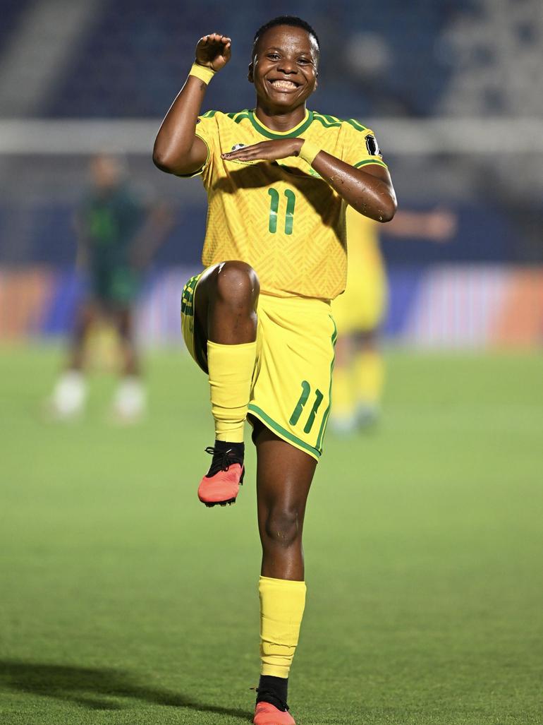 South Africa player celebrating || X