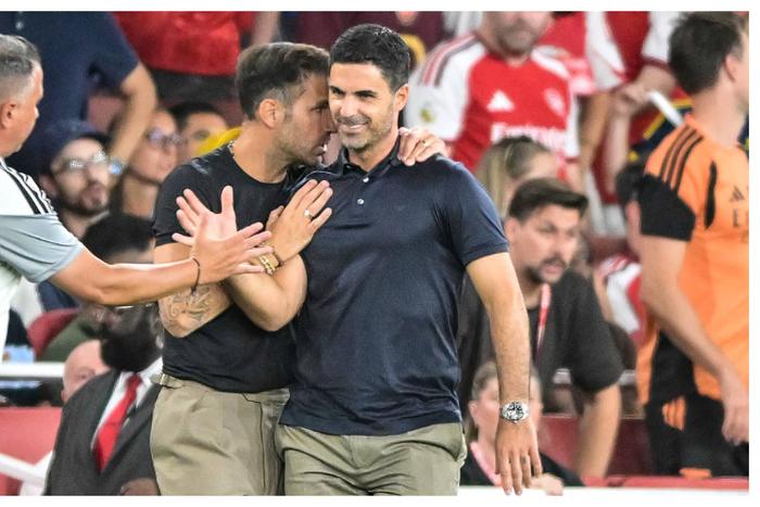 Fabregas hails Arsenal's patience with Arteta