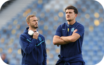 James Maddison lends his support to under pressure Harry Maguire