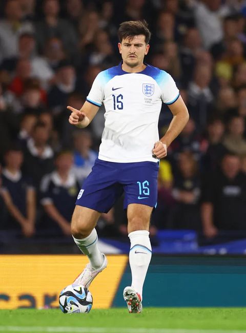 Harry Maguire in action for England against Scotland || Photo Credit: The Sun