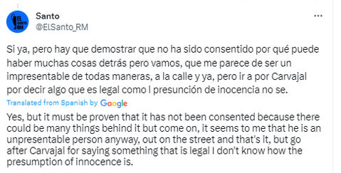 The statement by Carvajal has added flame to the video's accusation of questionable sexual relations sparking reactions by Real Madrid and Spanish fans.