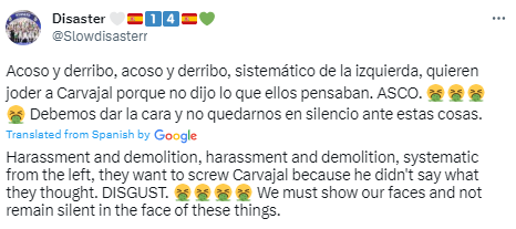 The statement by Carvajal has added flame to the video's accusation of questionable sexual relations sparking reactions by Real Madrid and Spanish fans.
