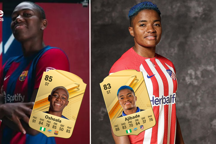 Oshoala and Rasheedat Ajibade FC 24 Ratings revealed